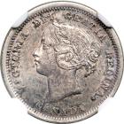 Canada. 5 Cents, 1858. NGC AU