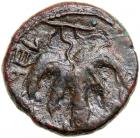 Bar Kochba Revolt. 132-135 CE. AE Middle Bronze (24 mm). Undated, Year 3. EF - 2