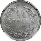 Honduras. Essai ¼ Real, 1872. NGC MS65