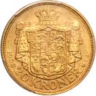 Denmark. 20 Kroner, 1908-VBP. PCGS MS63 - 2