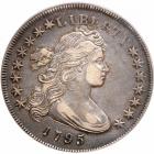 1795 Draped Bust Dollar. Off-center bust. PCGS EF45