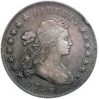 1796 Draped Bust Dollar. Small date, large letters. PCGS VF25