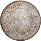 1797 Draped Bust Dollar. 10 stars left, 6 right. PCGS EF45 - 2