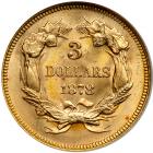 1878 $3 Gold. NGC MS65 - 2