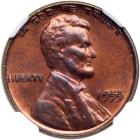 1955 Lincoln Cent. Doubled die obverse