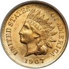 1907 Indian Head Cent. PCGS MS65