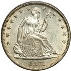 1871 Liberty Seated Half Dollar. PCGS MS62