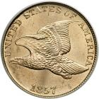 1857 Flying Eagle Cent. PCGS MS63