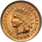 1904 Indian Head Cent. PCGS MS65