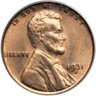 1931-S Lincoln Cent. PCGS MS65