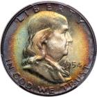 1954 Franklin Half Dollar. PCGS MS66