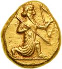 Achaemenid Kingdom. Xerxes II to Artaxerxes II. Gold Daric (), ca. 420-375 BC.. EF