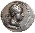 Baktrian Kingdom. Euthydemos II. Silver Tetradrachm (), ca. 185-180 BC.. EF