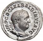 Balbinus, AD 238. Silver Denarius (3.0g). EF