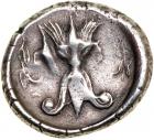 Elis, Olympia. 95th Olympiad. Silver Stater (12.10g), ca. 400 BC.. VF - 2