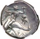 Calabria, Tarentum/Taras. 272-235 BC. Silver Didrachm (6.5g) - 2