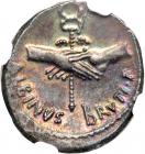 D. Junius Brutus Albinus, moneyer, 48 BC. Silver Denarius (4.0g) - 2