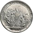 Vatican. Platinum 100 Lire, 1950. BU - 2