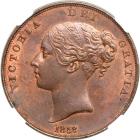 Great Britain. Penny, 1858/7. NGC MS64