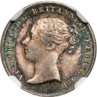 Great Britain. Threepence, 1859. NGC MS65