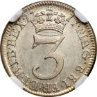 Great Britain. Threepence, 1717. NGC MS66 - 2