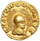 Aksumite Kingdom. Endubis. ca. AD 270/90-330, Gold Unit (2.8g). EF