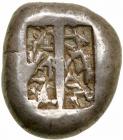 Islands off Caria, Rhodos. Kamiros. Silver Stater (11.9g) ca. 500-480 BC.. VF - 2