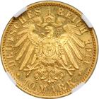 German States - Prussia. Proof 10 Marks, 1911-A NGC PF61 CAM - 2