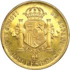 Spain. 100 Pesetas, 1897 (97) SGV. NGC UNC - 2