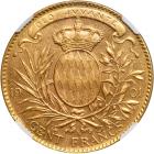 Monaco. 100 Francs, 1901-A. NGC MS61 - 2