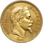 France. 100 Francs, 1869-BB. EF