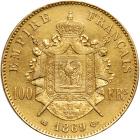 France. 100 Francs, 1869-BB. EF - 2