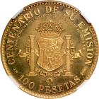 Spain. Medallic 100 Pesetas, 1978. NGC PF66 - 2