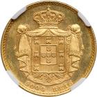 Portugal. 5000 Reis, 1886. NGC MS63 - 2