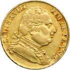France. 20 Francs, 1815-R (London). VF