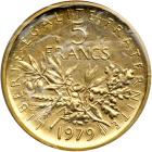 France. Gold Piefort 5 Franc, 1979. PF - 2
