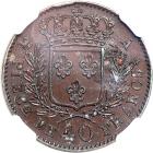 France. Essai 40 Francs, 1815. NGC MS61 - 2