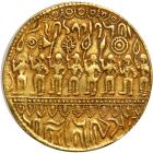 India. Gold Temple Token, ND. VF