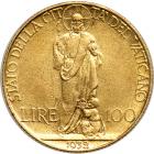 Italian States - Papal/Roman States. 100 Lire, 1932. EF - 2