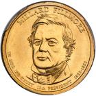 2010-P. Weak Edge Lettering. Millard Fillmore - Position A. PCGS MS65