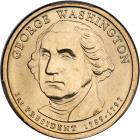 2007-P. Edge Error. Double Edge Lettering - Overlap. George Washington. PCGS MS64