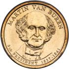 2008-P. Weak Edge Lettering. Van Buren - Position B. PCGS MS66