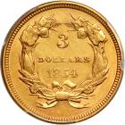 1854 $3 Gold - 2