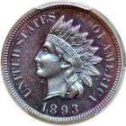 1893 Indian Head Cent. PCGS PF66