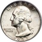 1953-S Washington Quarter Dollar. PCGS MS67