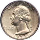 1932-D Washington Quarter Dollar. PCGS MS64