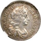 Great Britain. 4 Pence, 1676. NGC AU55