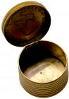 1892 Brass Coin Box with Hinged Lid. Eglit-132A. - 2