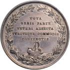 (1892-93) Christophorus Colombo Medal, Eglit-286.. NGC MS61 - 2