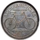 Impressive High Relief Rambler Bicylcles Medal, Eglit-417. - 2